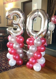 foil ballon lettering