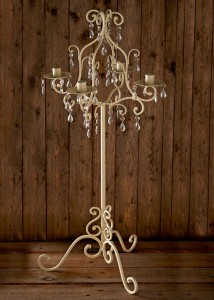 cream candelabra