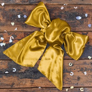 Satin Yellow Gold Bow