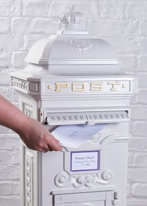 cards and gifts are securely stored away